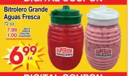 Superior Grocers Bitrolero Grande Aguas Fresca offer