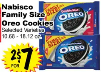 Superior Grocers Nabisco Family Size Oreo Cookies offer