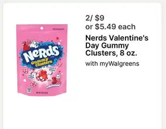 Walgreens Nerds Valentine's Day Gummy Clusters offer