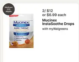 Walgreens Mucinex InstaSoothe Drops offer