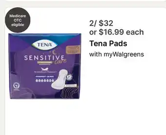 Walgreens Tena Pads offer