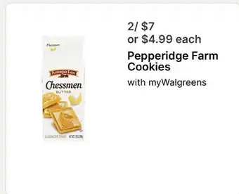 Walgreens Pepperidge Farm Cookies offer