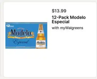 Walgreens 12-Pack Modelo Especial offer