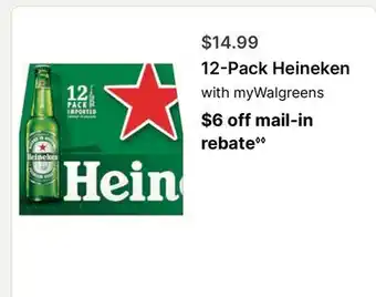 Walgreens 12-Pack Heineken offer