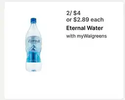 Walgreens Eternal Water offer