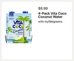 Walgreens Vita Coco Coconut Water offer