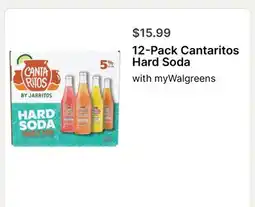 Walgreens 12 Cantaritos Hard Soda offer