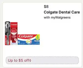 Walgreens Colgate Dental Care offer