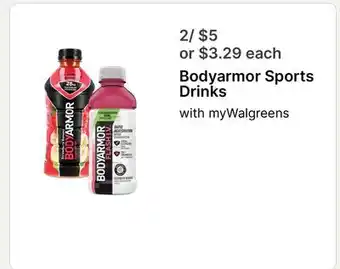 Walgreens Bodyarmor Sports Drinks offer