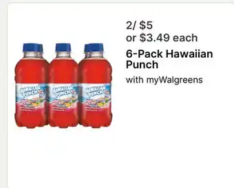 Walgreens 6-Pack Hawaiian Punch offer