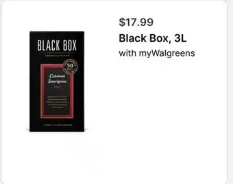 Walgreens Black Box, 3L offer