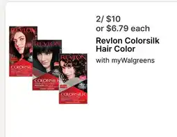 Walgreens Revlon Colorsilk Hair Color offer