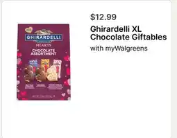 Walgreens Ghirardelli XL Chocolate Giftables offer