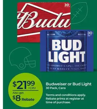 Rite Aid Budweiser or Bud Light offer