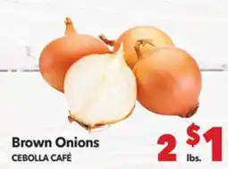 Vallarta Supermarkets Brown Onions / CEBOLLA CAFÉ offer