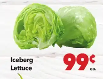 Vallarta Supermarkets Iceberg Lettuce offer