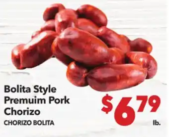 Vallarta Supermarkets Bolita Style Premuim Pork Chorizo / CHORIZO BOLITA offer