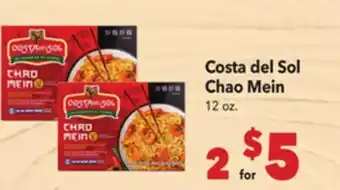 Vallarta Supermarkets Costa del Sol Chao Mein offer