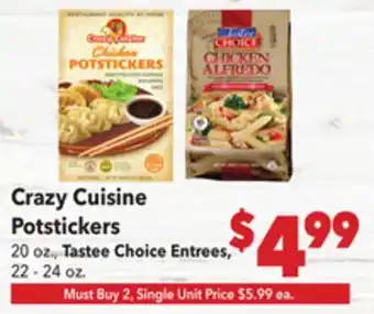 Vallarta Supermarkets Crazy Cuisine Potstickers offer