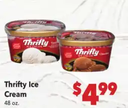 Vallarta Supermarkets Thrifty Ice Cream offer