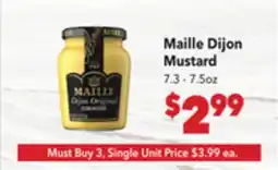 Vallarta Supermarkets Maille Dijon Mustard offer