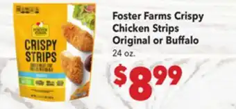 Vallarta Supermarkets Foster Farms Crispy Chicken Strips Original or Buffalo offer