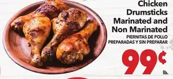 Vallarta Supermarkets Chicken Drumsticks Marinated and Non Marinated / PIERNITAS DE POLLO PREPARADAS Y SIN PREPARAR offer