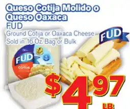 El Super Fresh FUD Ground Cotija or Oaxaca Cheese offer