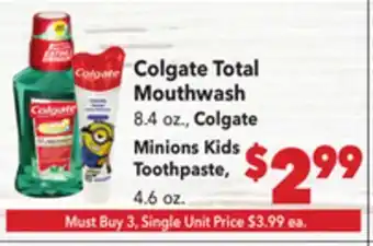 Vallarta Supermarkets Colgate Total Mouthwash offer