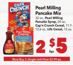 Vallarta Supermarkets Pearl Milling Pancake Mix offer