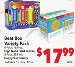 Vallarta Supermarkets Beat Box Variety Pack offer