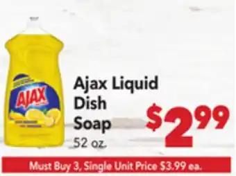 Vallarta Supermarkets Ajax Liquid Dish Soap offer