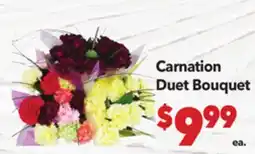 Vallarta Supermarkets Carnation Duet Bouquet offer