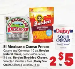 Vallarta Supermarkets El Mexicano Queso Fresco Casero offer