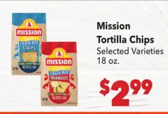 Vallarta Supermarkets Mission Tortilla Chips offer