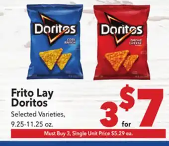 Vallarta Supermarkets Frito Lay Doritos offer