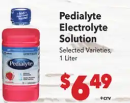 Vallarta Supermarkets Pedialyte Electrolyte Solution offer