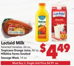 Vallarta Supermarkets Lactaid Milk offer