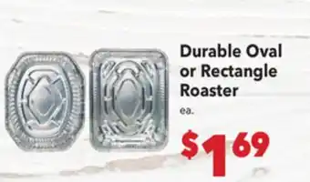 Vallarta Supermarkets Durable Oval or Rectangle Roaster offer