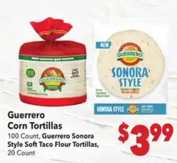 Vallarta Supermarkets Guerrero Corn Tortillas offer