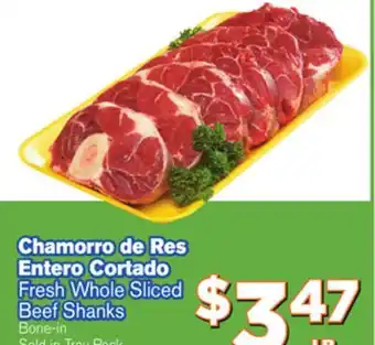 El Super Fresh Fresh Whole Sliced Beef Shanks offer