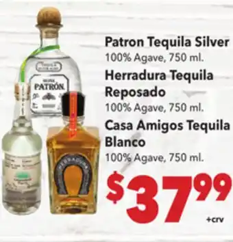 Vallarta Supermarkets Patron Tequila Silver offer