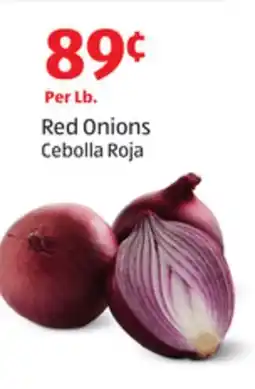 Aldi Red Onions offer