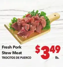 Vallarta Supermarkets Fresh Pork Stew Meat / TROCITOS DE PUERCO offer