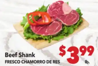 Vallarta Supermarkets Beef Shank/FRESCO CHAMORRO DE RES offer