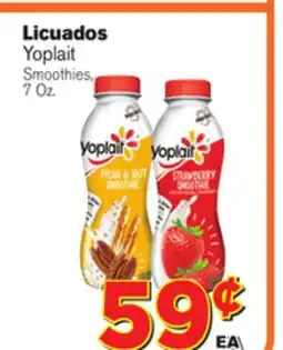 El Super Fresh Yoplait Smoothies offer