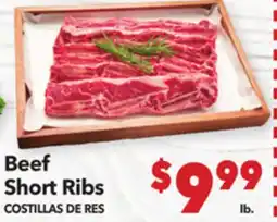 Vallarta Supermarkets Beef Short Ribs / COSTILLAS DE RES offer