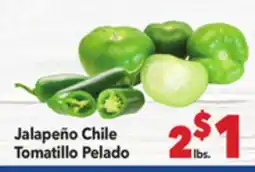 Vallarta Supermarkets Jalapeño Chile Tomatillo offer