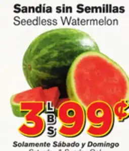 El Super Fresh Seedless Watermelon offer