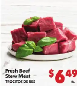 Vallarta Supermarkets Fresh Beef Stew Meat / TROCITOS DE RES offer